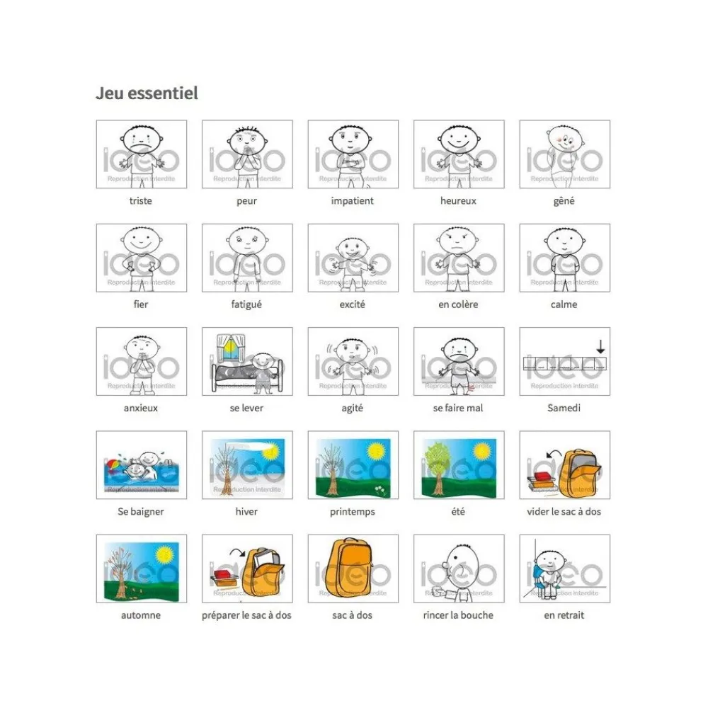 HOPTOYS Communication Alternative & Augmentee<Ideo - Jeu Essentiel