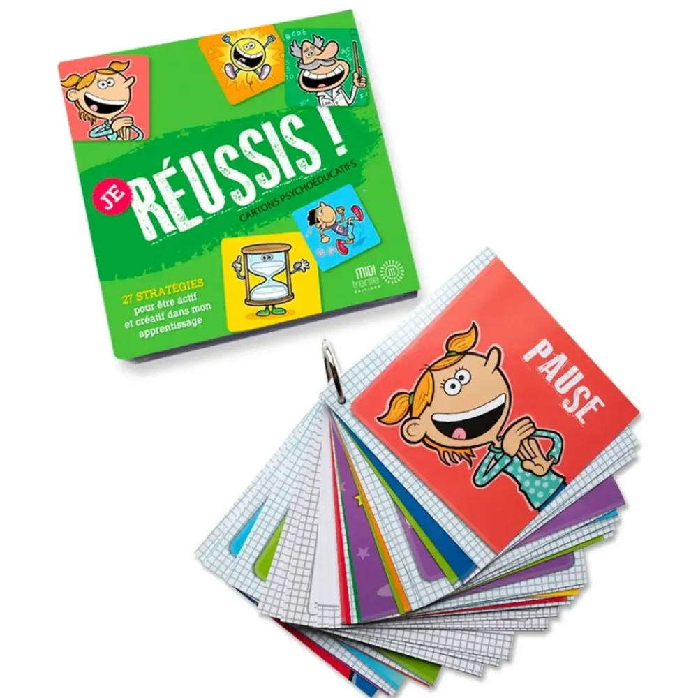 HOPTOYS Gestion Du Comportement*Je Reussis ! Cartons PsychoÉducatifs