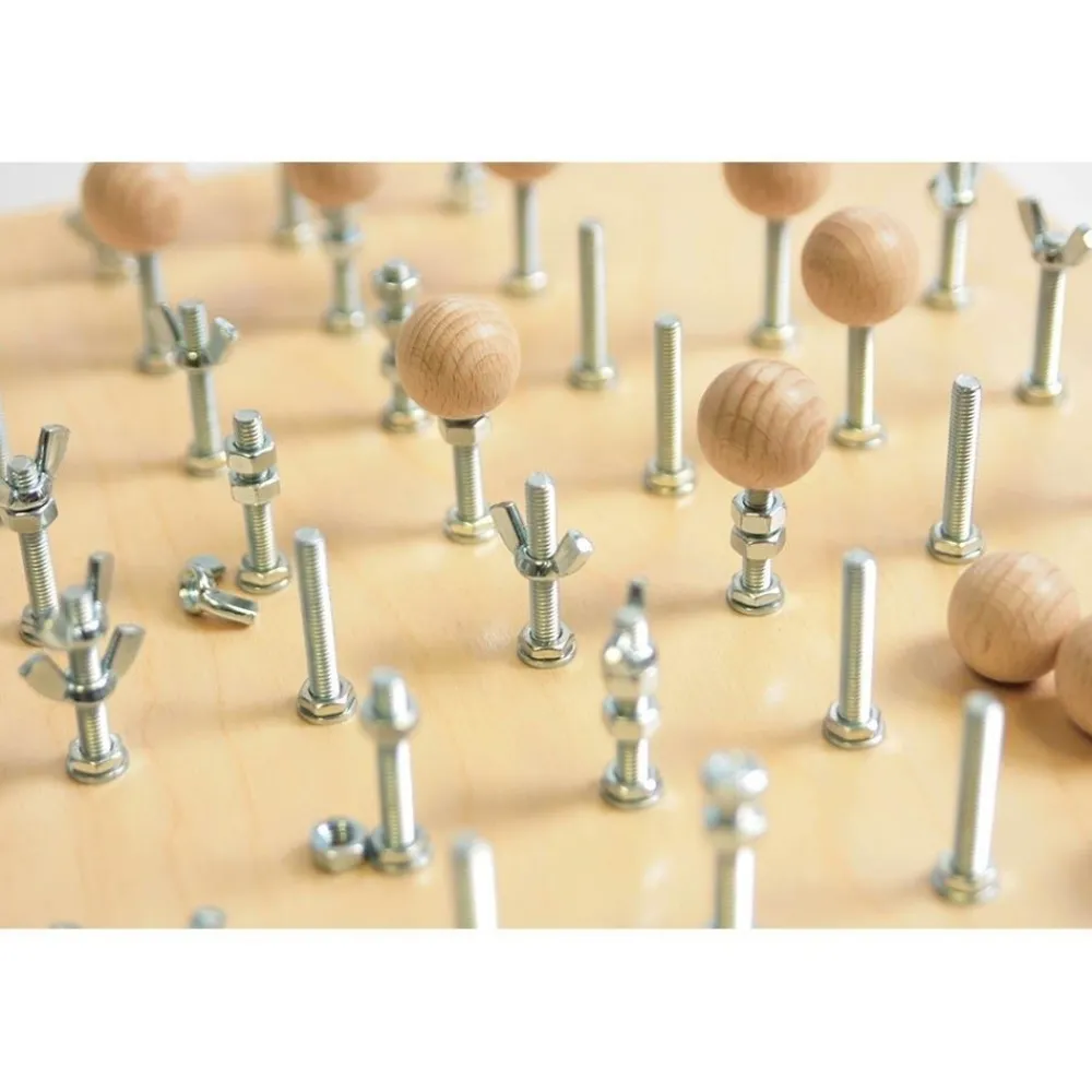 HOPTOYS Stimulation Motrice*Jeu De Solitaire A Vis