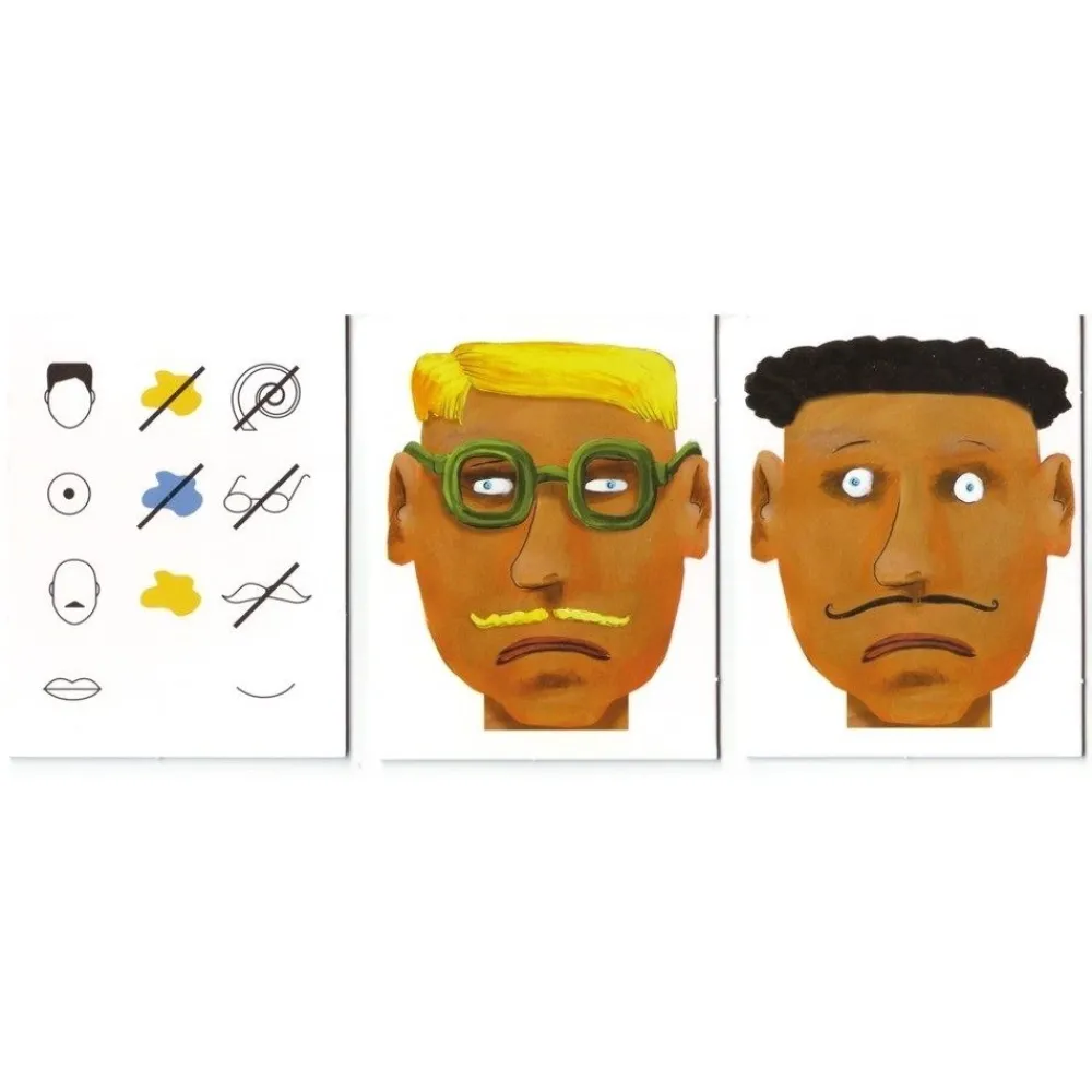 HOPTOYS Jeux De Logique, Casse-Têtes*Jeu Des Portraits