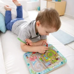 HOPTOYS Jeux Adaptes*Jeu Magnetique Ville Labyrinthe