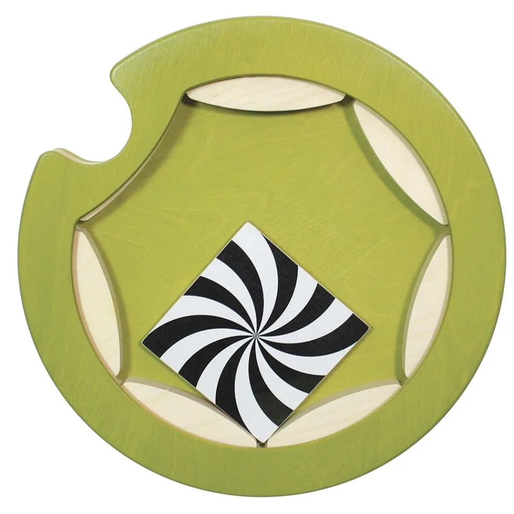 HOPTOYS Stimulation Sensorielle<Jeu Mural Mini Carre Roulant - Vert