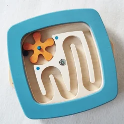 HOPTOYS Stimulation Sensorielle*Jeu Mural Mini Labyrinthe - Bleu