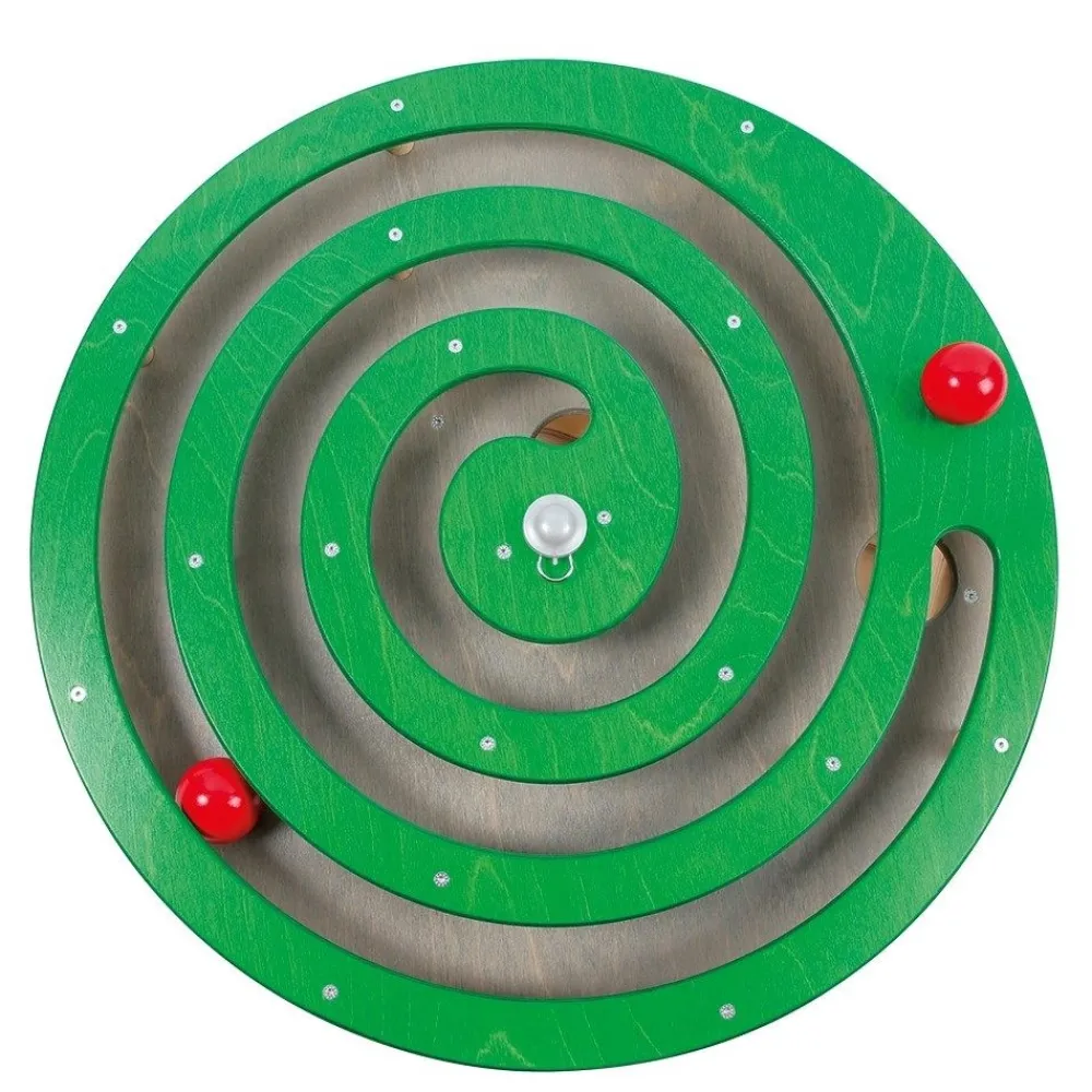 HOPTOYS Stimulation Sensorielle*Jeu Mural Rond Avec Spirale - Vert