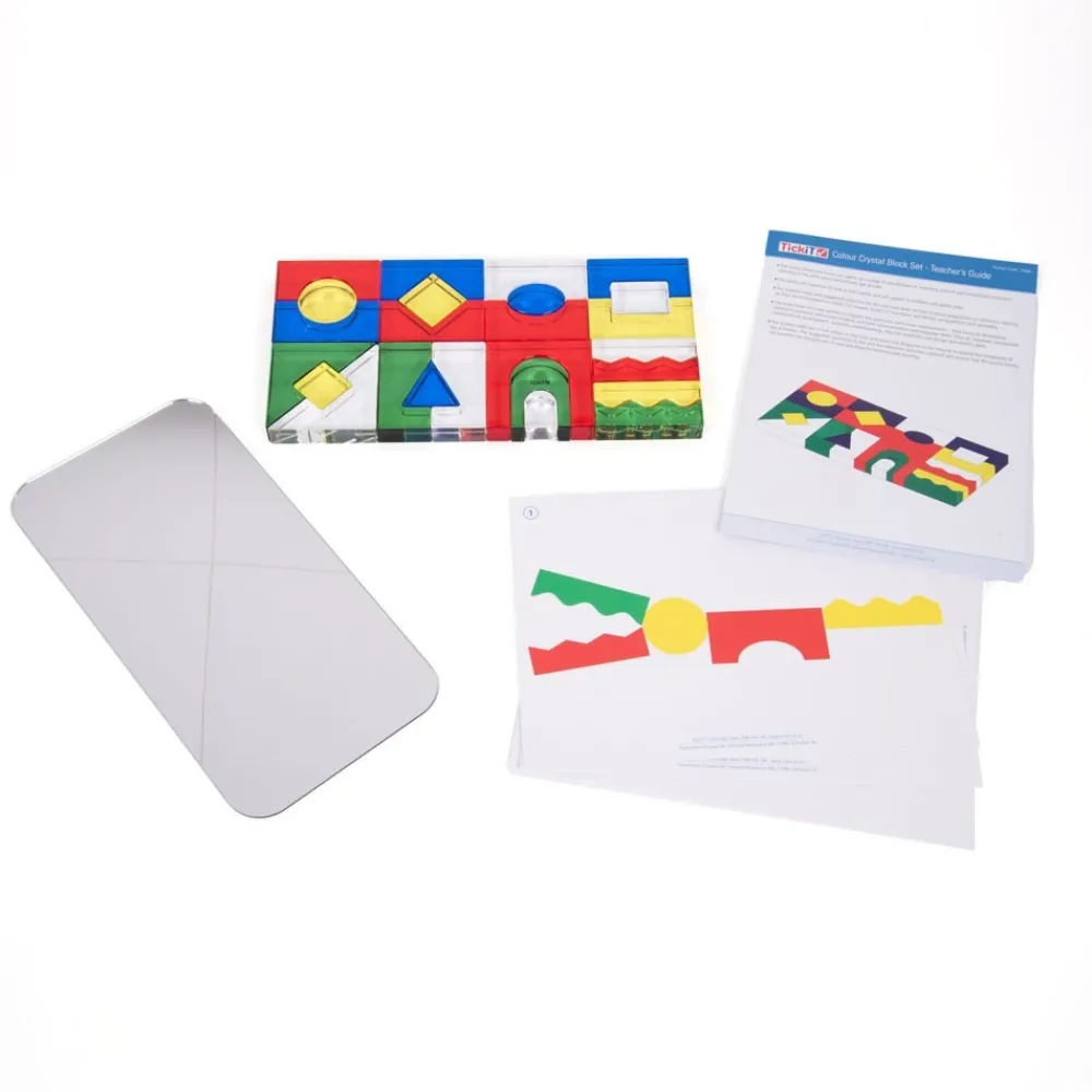 HOPTOYS Stimulation Sensorielle*Kit Cubes Acryliques Colores