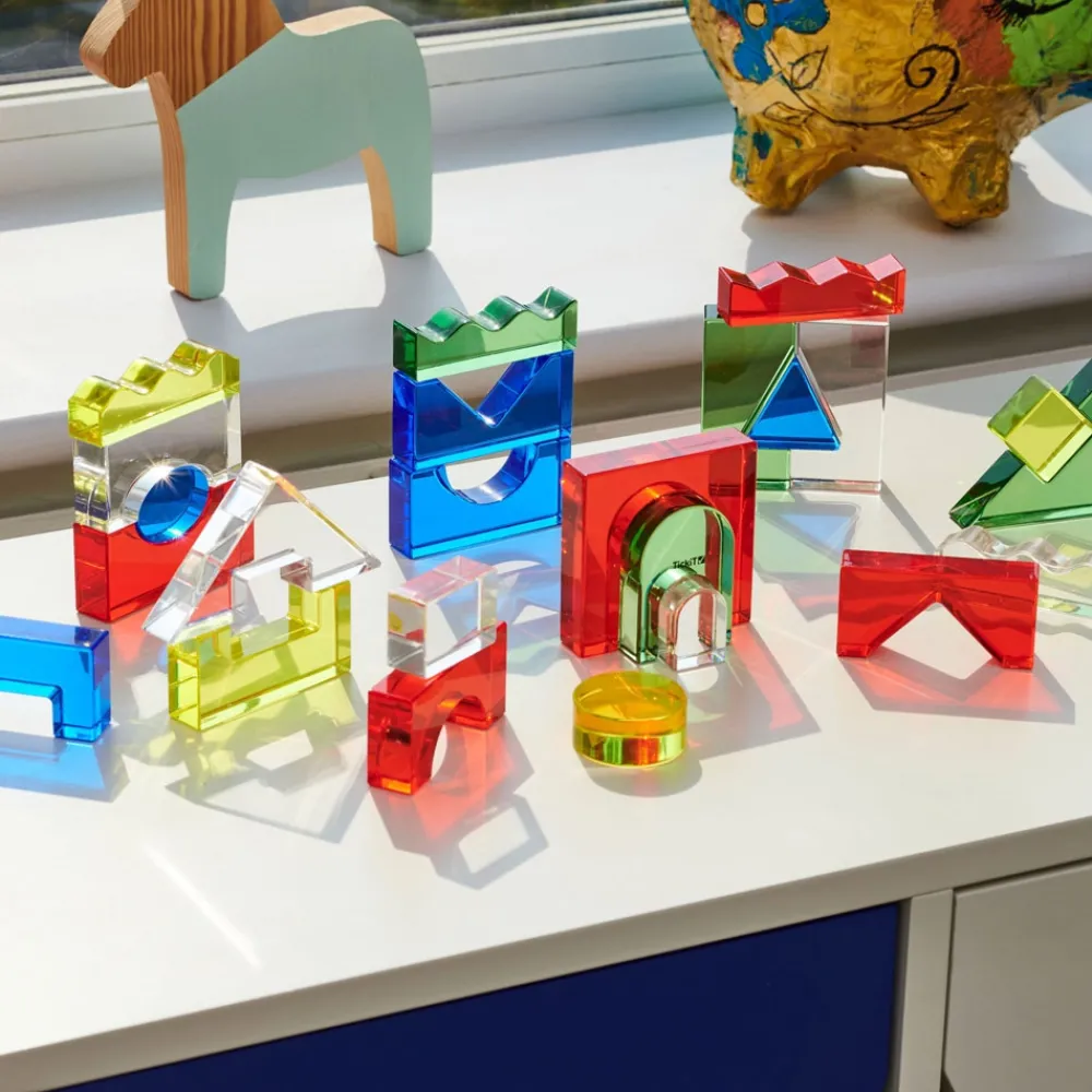 HOPTOYS Intégration Sensorielle<Kit Cubes Acryliques Colores