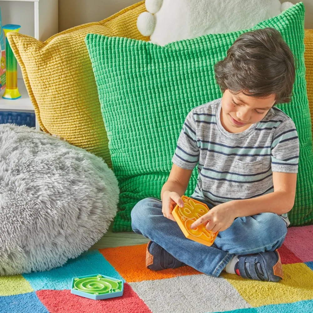 HOPTOYS Gestion Du Comportement*Kit De Labyrinthes Apaisants Sur Le Theme Du Jardin