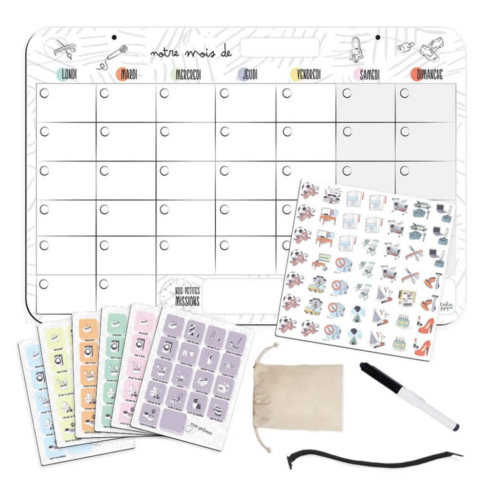 HOPTOYS Compensation & Aides Quotidiennes<Kit Organisateur Mensuel + Toutes Les Missions