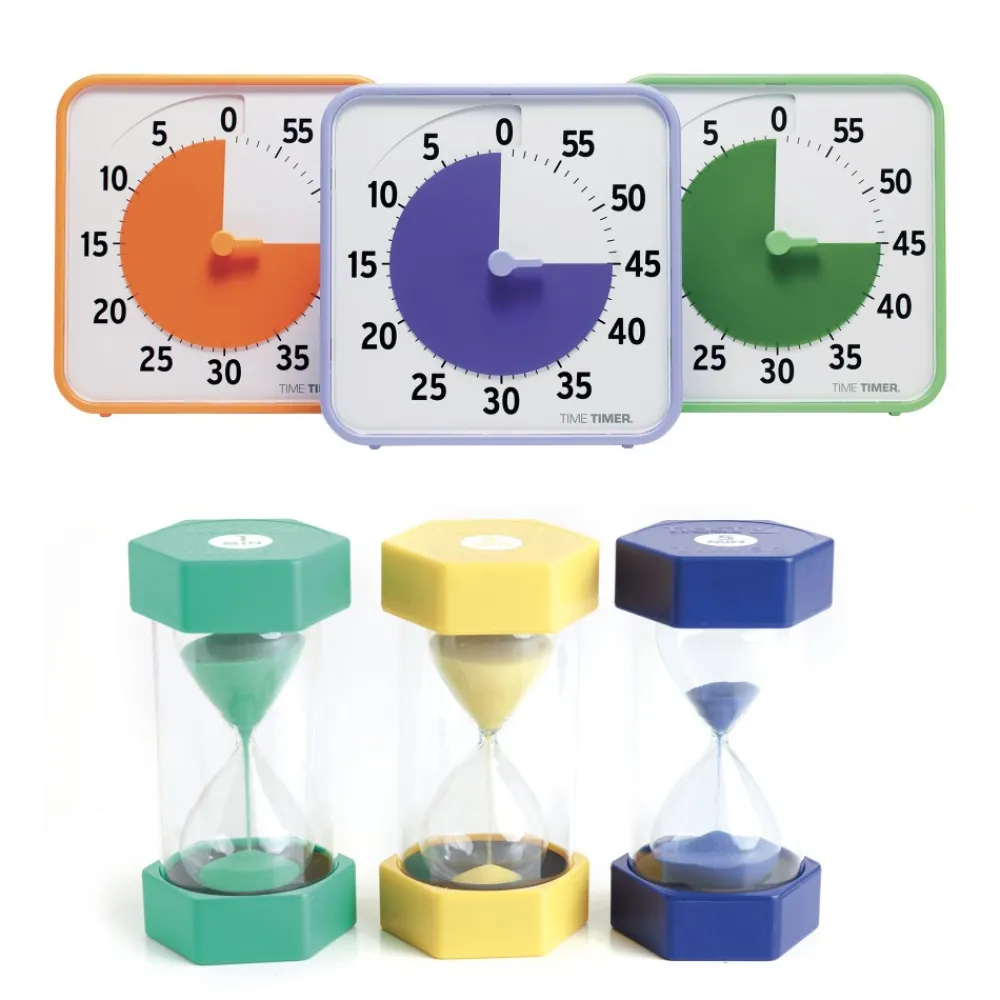 HOPTOYS Matériel Scolaire*Kit Time Timer Et Sabliers