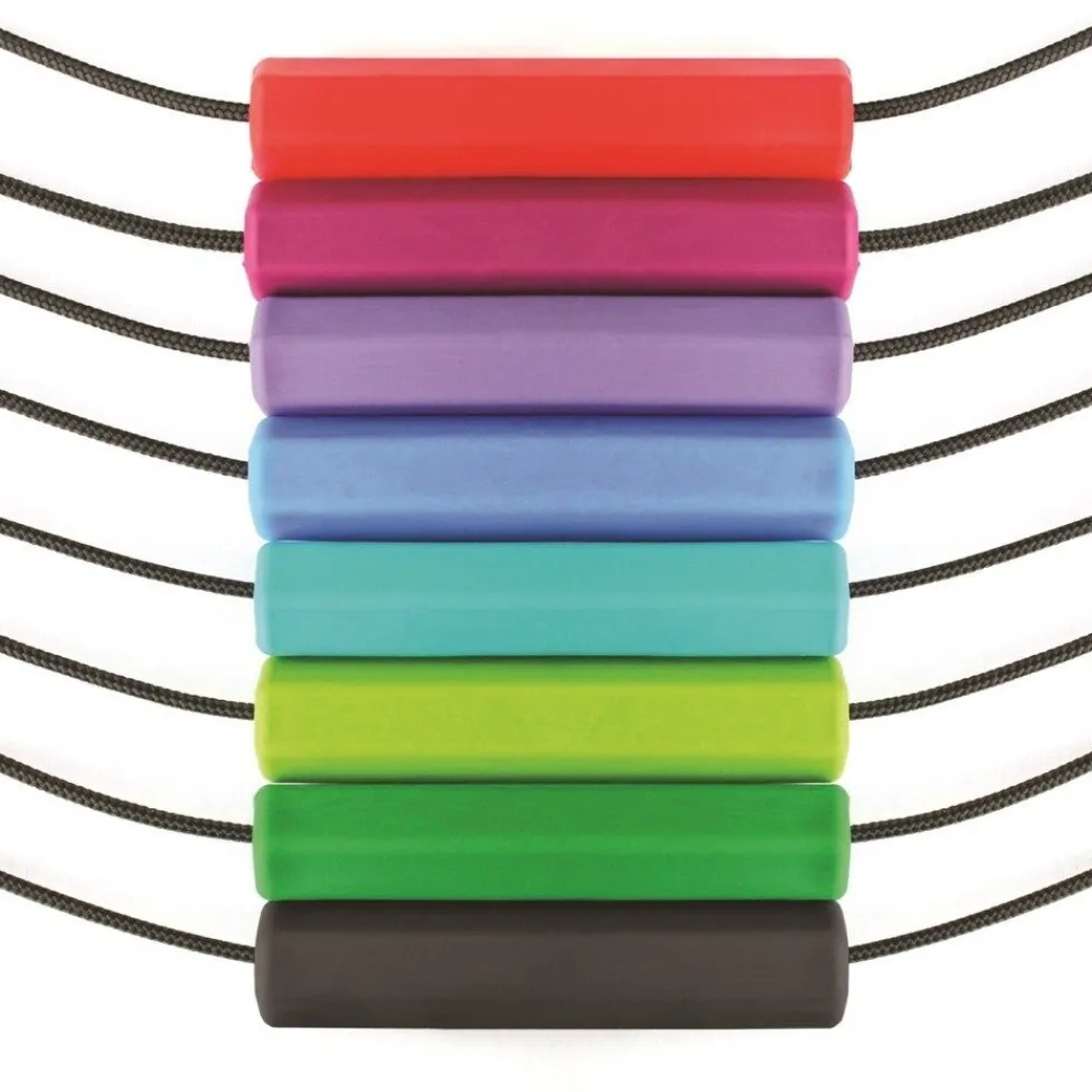 HOPTOYS Stimulation De La Zone Oro-Faciale*Krypto-Bite - Collier De Mastication Tube