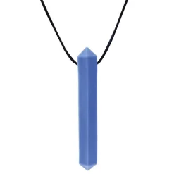 HOPTOYS Praxies Bucco-Faciales<Krypto-Bite - Collier De Mastication Pierre Precieuse