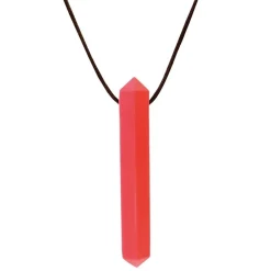 HOPTOYS Praxies Bucco-Faciales<Krypto-Bite - Collier De Mastication Pierre Precieuse