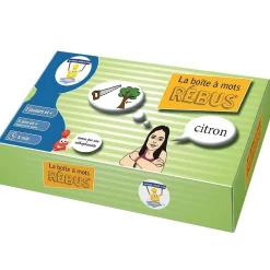 HOPTOYS Perception Visuelle & Auditive<La Boite A Mots: Rebus