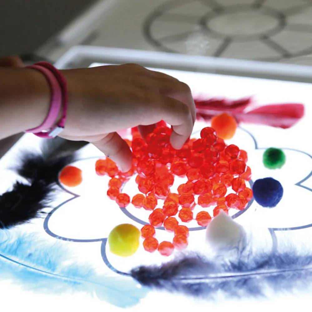 HOPTOYS Aides Motivationnelles, Recompenses, Renforcateurs<La Table Lumineuse Tickit