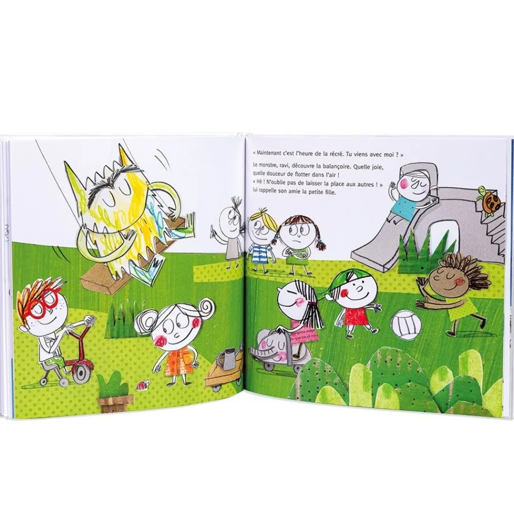 HOPTOYS Intelligence Emotionnelle<Le Monstre Des Couleurs Va A L'Ecole