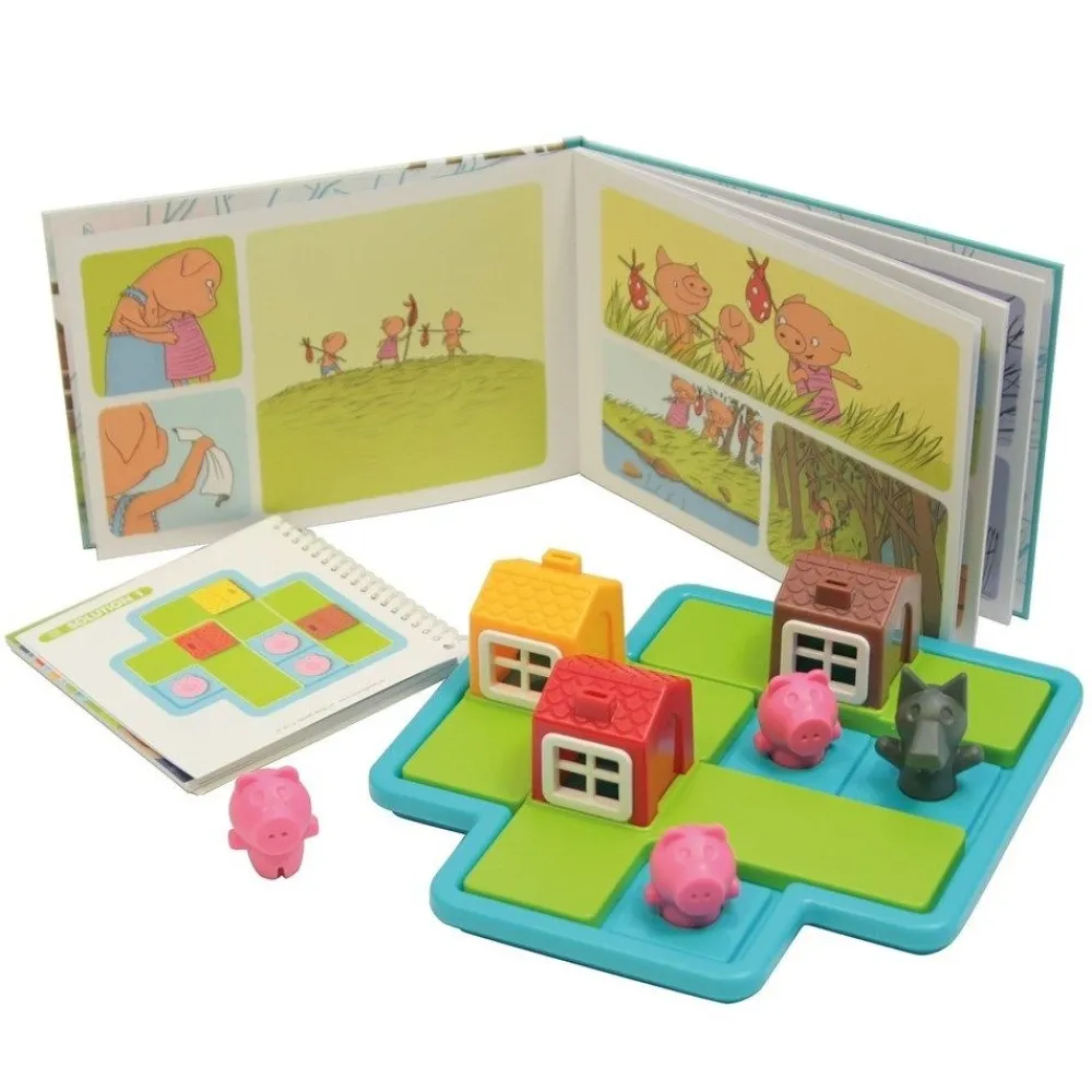 HOPTOYS Jeux Éducatifs*Les 3 Petits Cochons