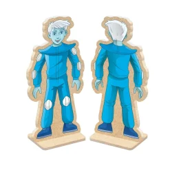 HOPTOYS Jeux Éducatifs*Les Cinq Personnages Du Conte Des Alphas