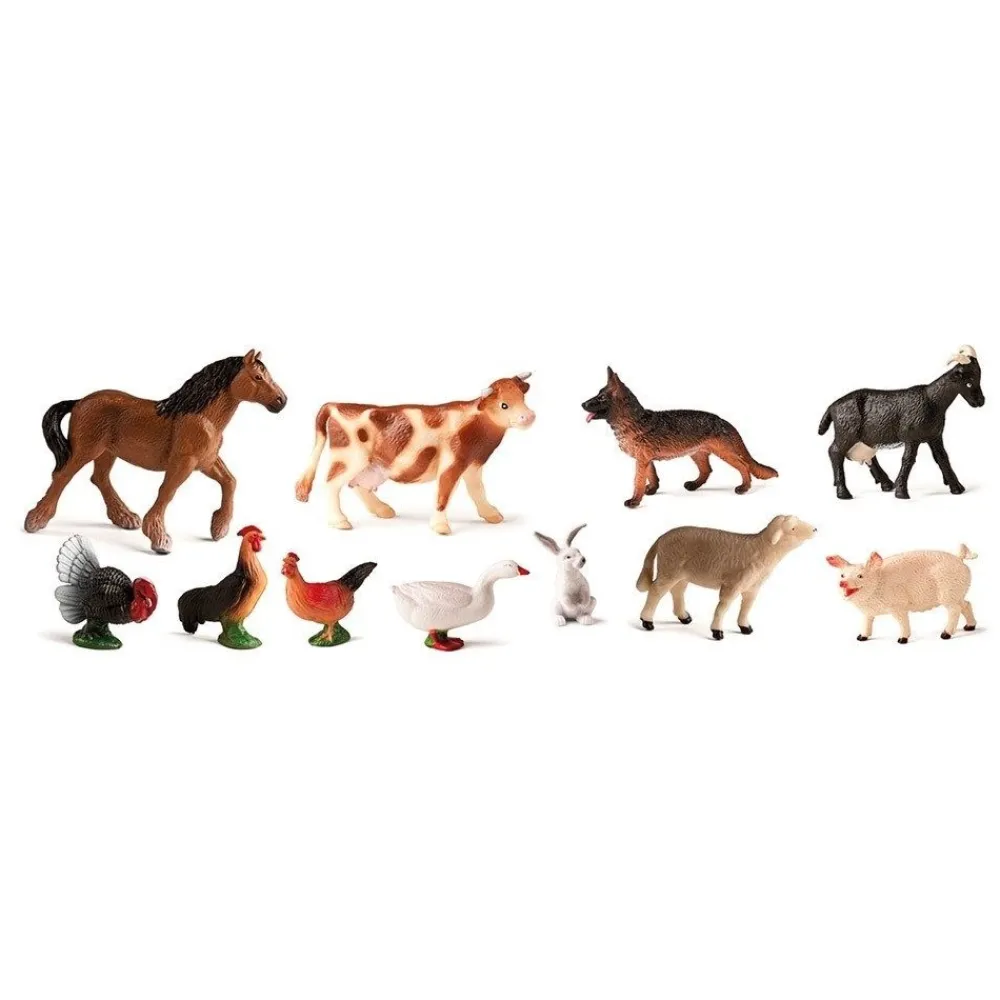 HOPTOYS Stimulation Tactile*Les Figurines Animaux De La Ferme