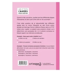 HOPTOYS Langage & Communication*Les P'Tits Cahiers Pour Cogiter – N°6 Organisons-Nous