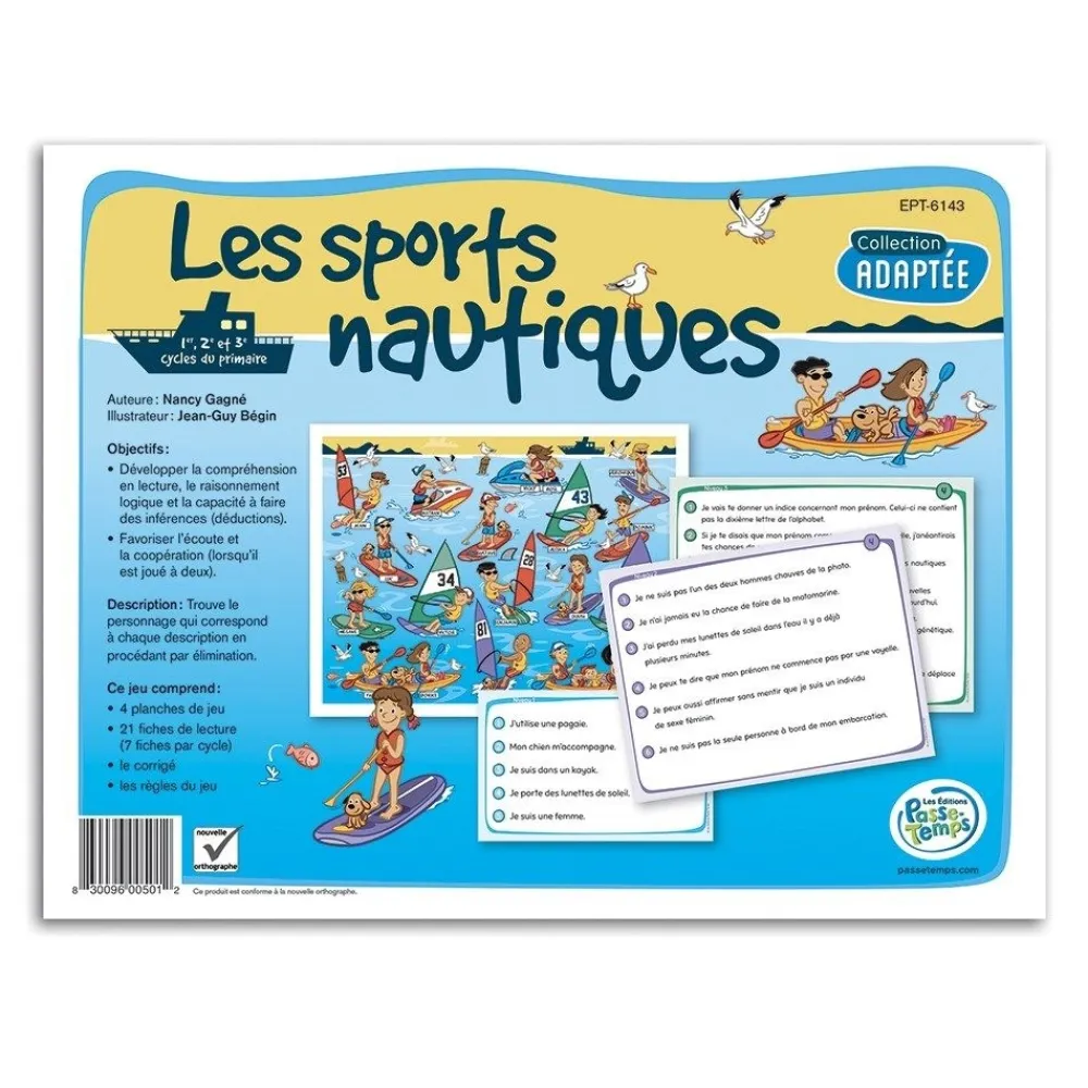 HOPTOYS Dyslexie*Les Sports Nautiques