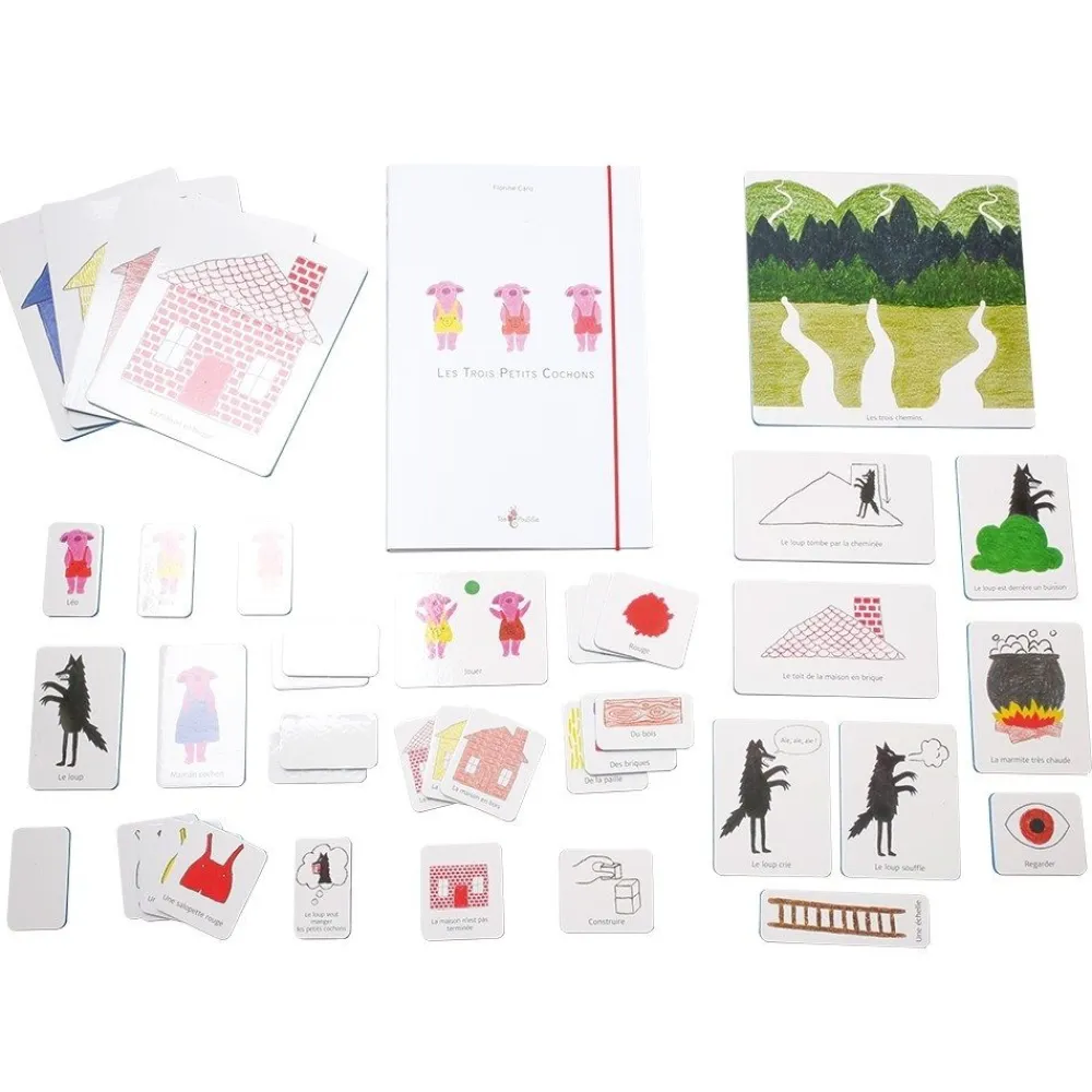 HOPTOYS Lexique, Imagerie, Langage Oral<Les Trois Petits Cochons