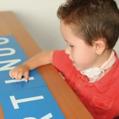 HOPTOYS Stimulation Tactile*Lettres Rugueuses Montessori