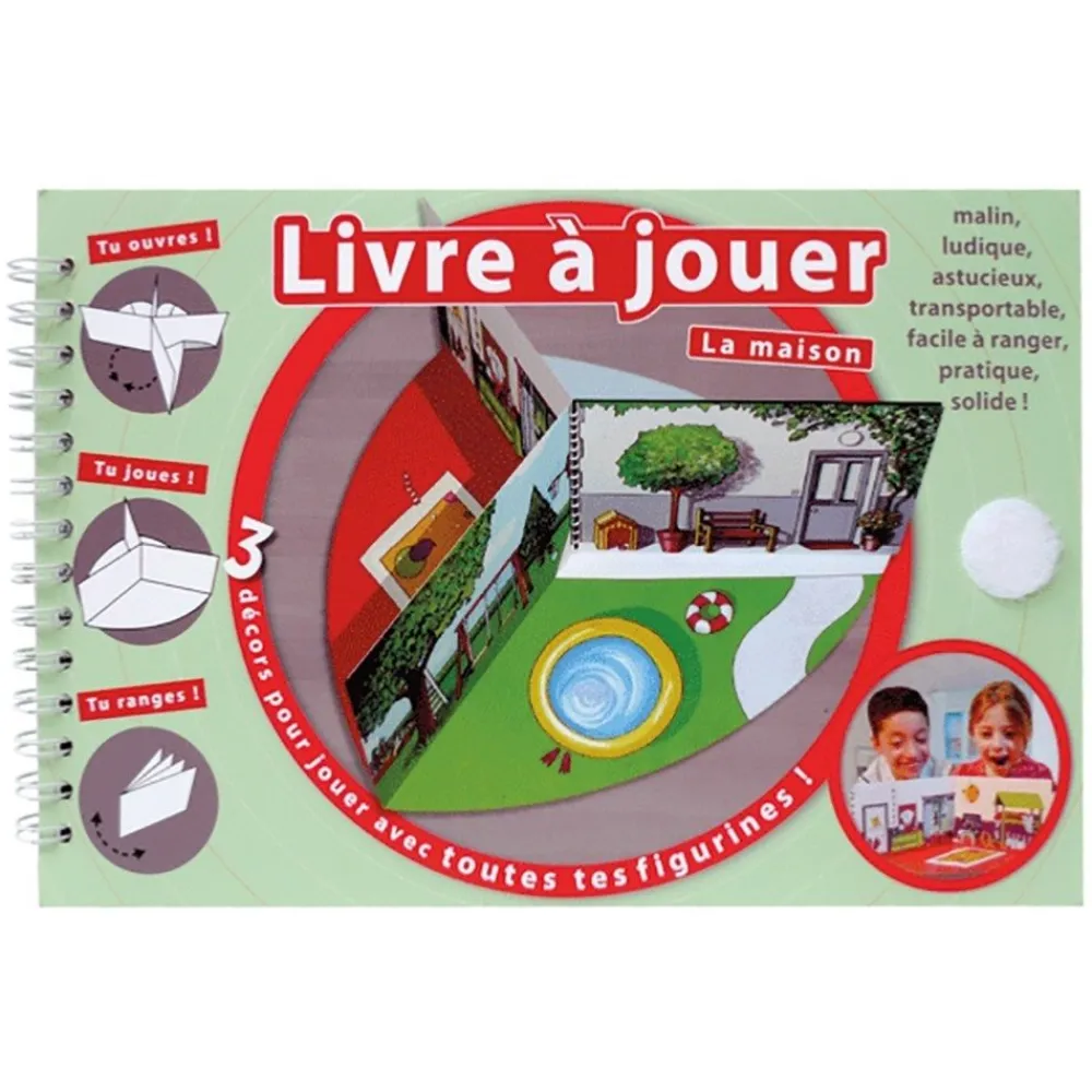HOPTOYS Premiers Apprentissages<Livre A Jouer La Maison