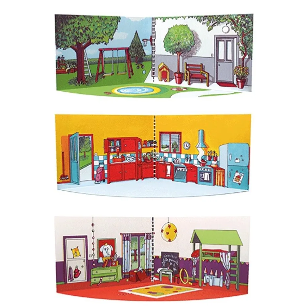HOPTOYS Premiers Apprentissages<Livre A Jouer La Maison