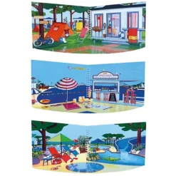 HOPTOYS Jeux Éducatifs*Livre A Jouer Le Camping