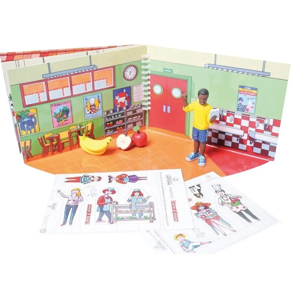 HOPTOYS Jeux Éducatifs*Livre A Jouer L'Ecole