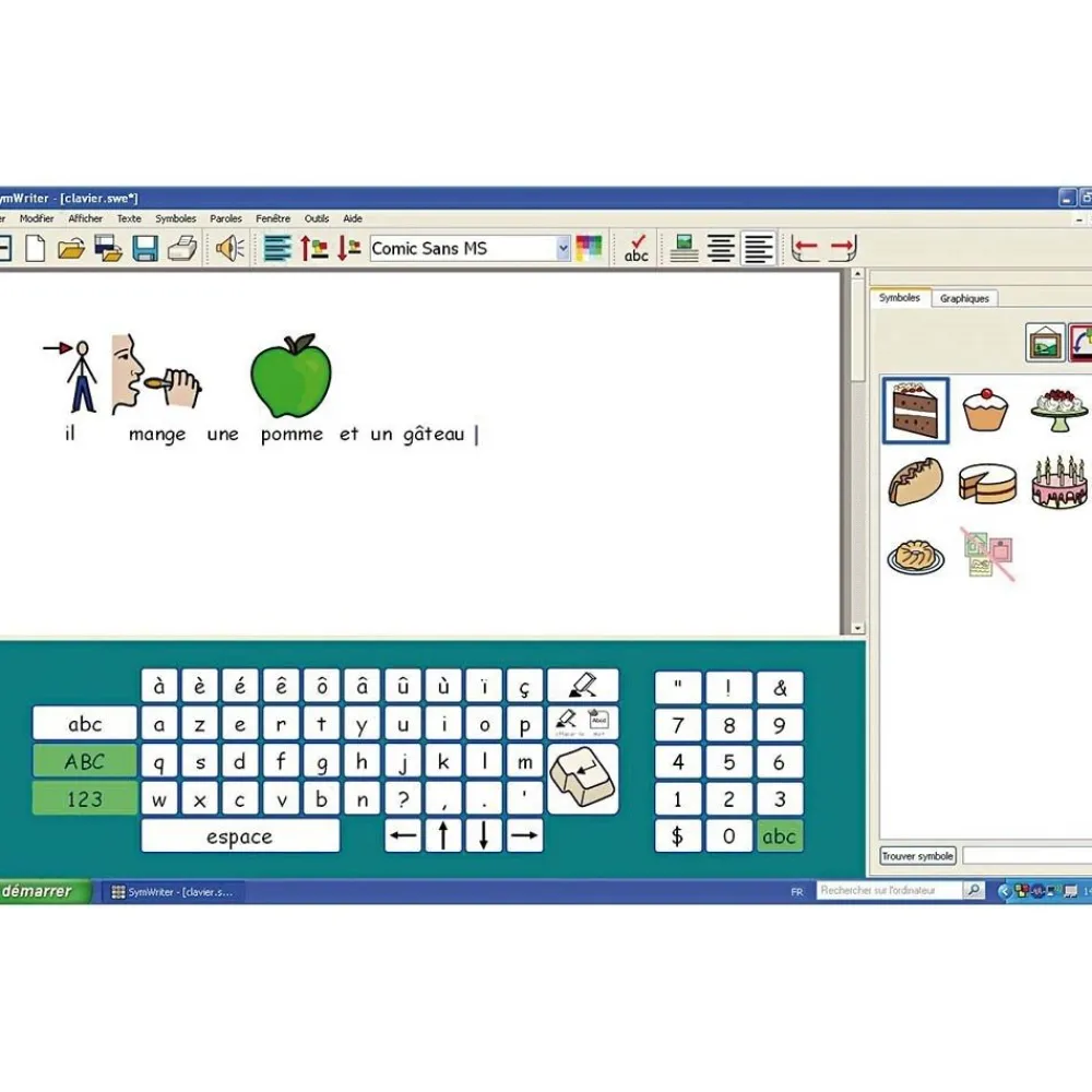 HOPTOYS Communication Alternative & Augmentee<Logiciel Symwriter