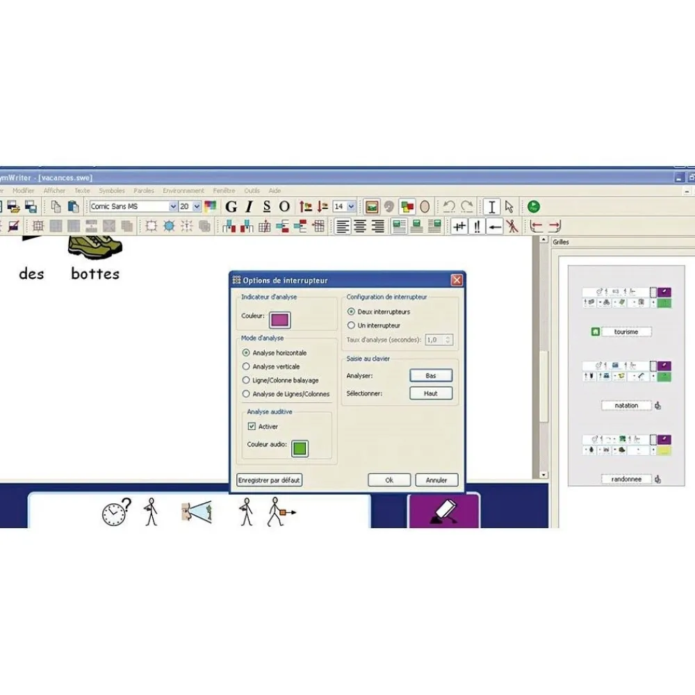 HOPTOYS Communicateurs*Logiciel Symwriter