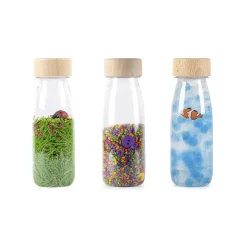 HOPTOYS Idees Cadeaux Pour Une Personne Avec Un Handicap Ou Des Troubles Moteurs*Lot De 3 Bouteilles Sensorielles - Eco