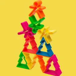 HOPTOYS Intervention Precoce*Lot Silicone - Neon