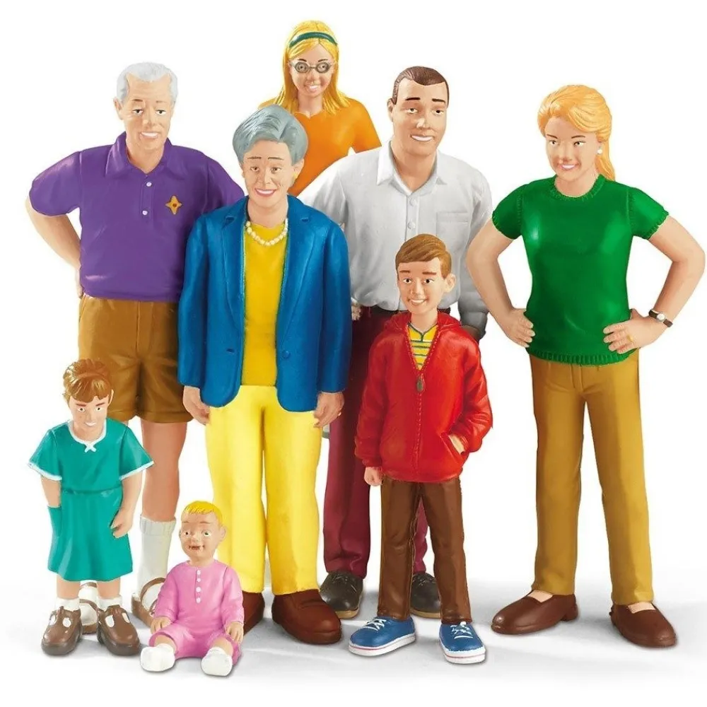 HOPTOYS Habiletés Sociales Et Émotions*Ma Famille En Figurines - Heritage Caucasien