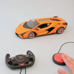 HOPTOYS Jouets Avec Contacteur*Ma Lamborghini Telecommandee Adaptee
