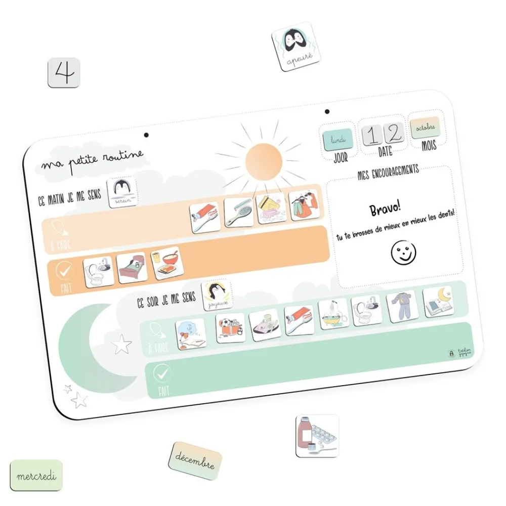 HOPTOYS Autonomie Quotidienne*Ma Petite Routine