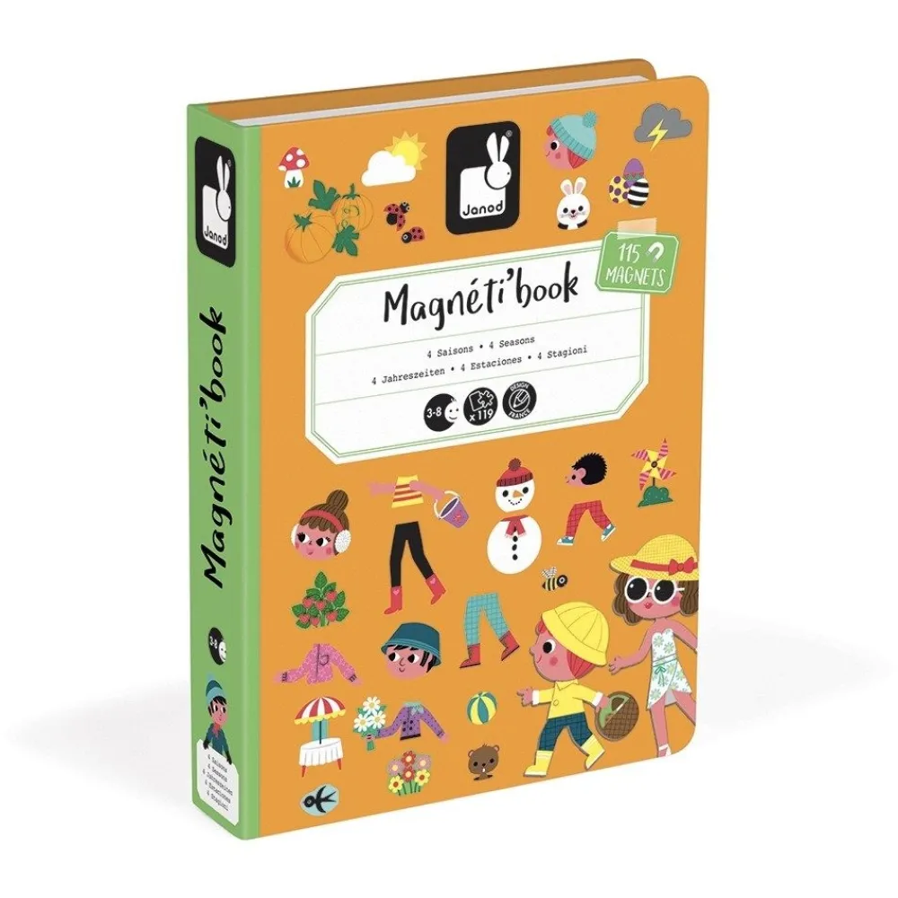 HOPTOYS Jeux Éducatifs*Magneti'Book 4 Saisons