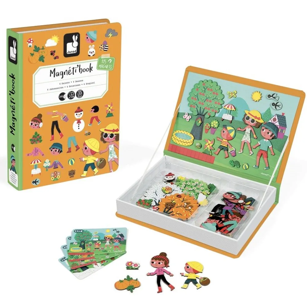 HOPTOYS Lexique, Imagerie, Langage Oral<Magneti'Book 4 Saisons