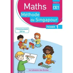 HOPTOYS Mathématiques, Formes & Couleurs*Maths Singapour - Fichier De L'Eleve 1 - Ce1