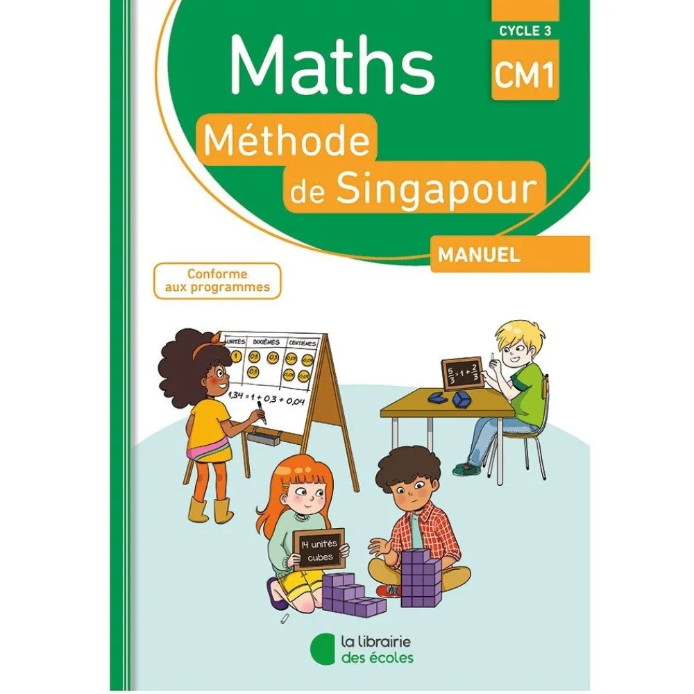 HOPTOYS Matériel Scolaire*Maths Singapour Manuel De L'Eleve Cm1