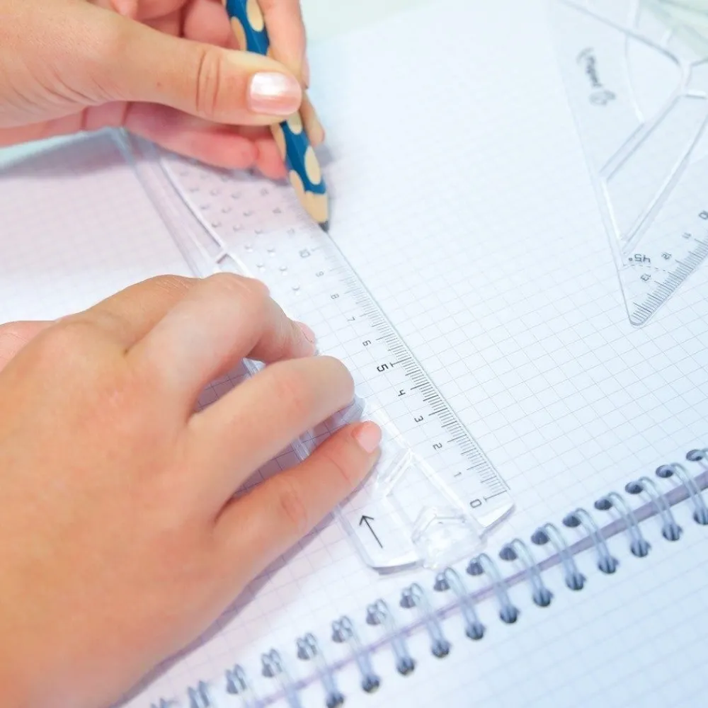 HOPTOYS Outils D'Adaptation Scolaire*Maxi Kit Geometrie
