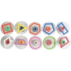 HOPTOYS Cycle 1 (Maternelle)<Maxi Tampons - 10 Formes Geometriques