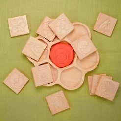 HOPTOYS Idees Cadeaux Pour Une Personne Avec Un Handicap Visuel*Memo Sensoriel Fleurs