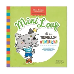 HOPTOYS Émotions & Expressions Faciales*Mini Loup Vit Un Tourbillon D'Émotions