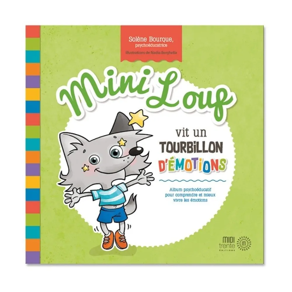 HOPTOYS Émotions & Expressions Faciales*Mini Loup Vit Un Tourbillon D'Émotions