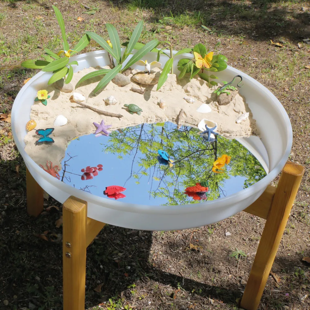 HOPTOYS 1er Éveil<Miroir Bac D'Exploration Rond