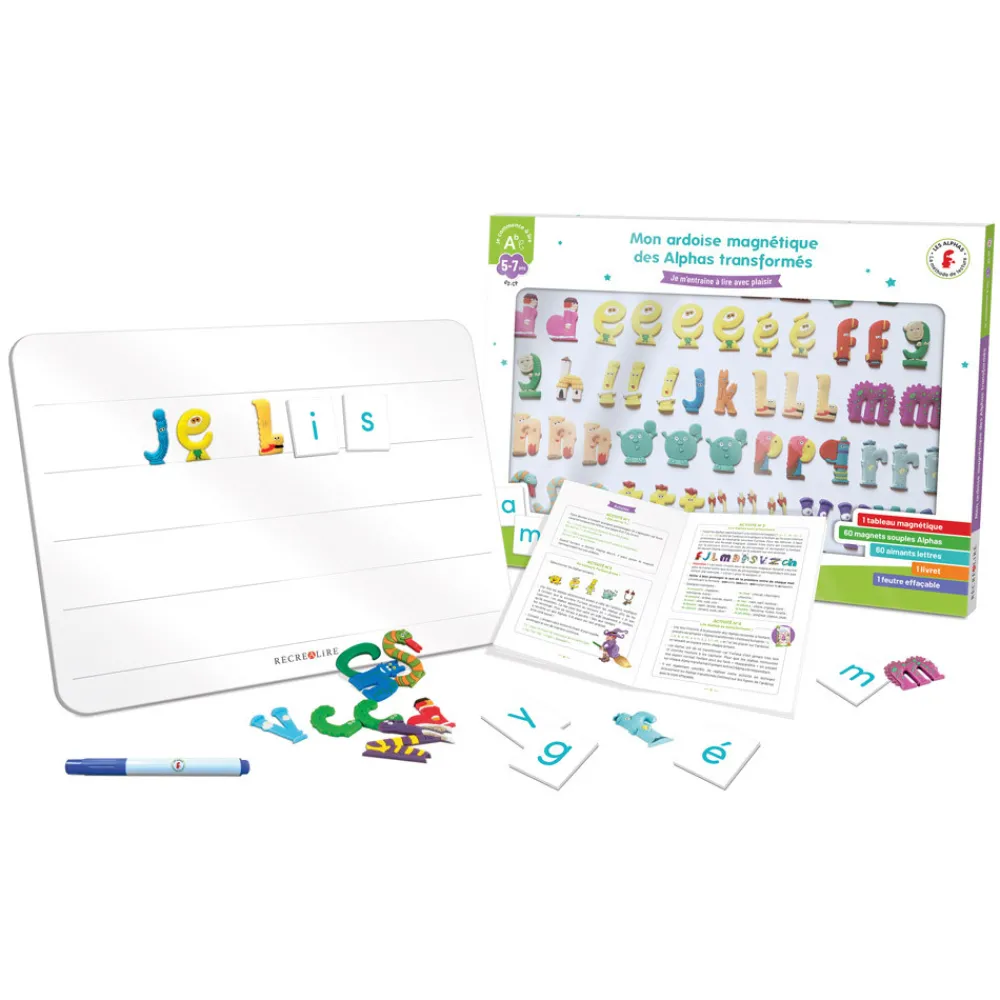 HOPTOYS Lecture<Mon Ardoise Magnetique Des Alphas Transformes