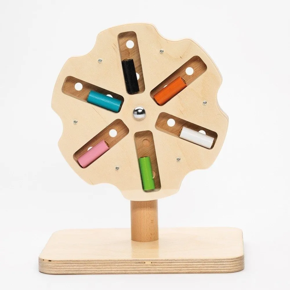HOPTOYS Stimulation Sensorielle*Moulin En Bois - Hexagonal