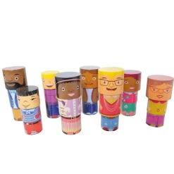 HOPTOYS Puzzles & Encastrements*My Family Builders: Blocs De Construction Magnetiques